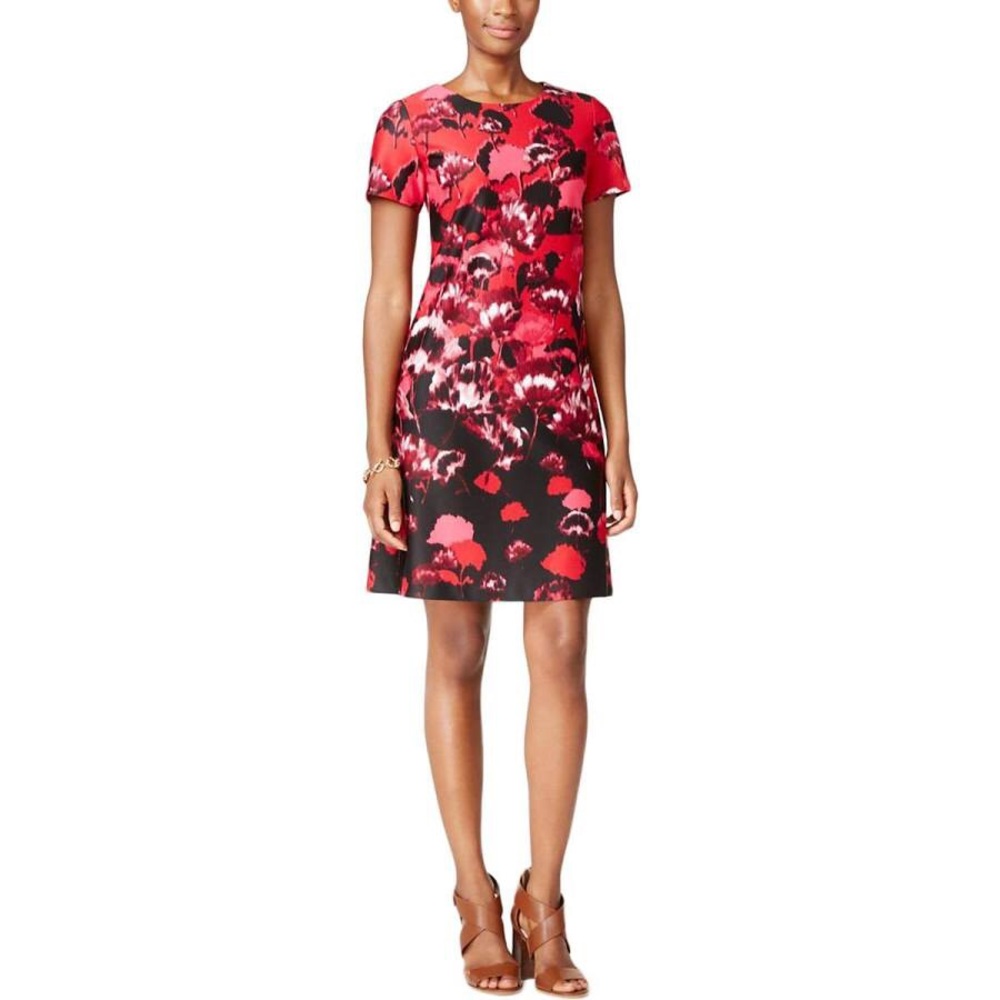 NWT Tommy Hilfiger red flower dress